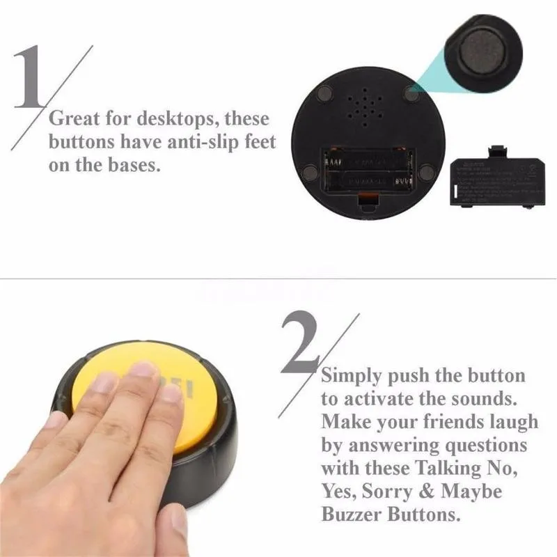 

Bullshit Loudspeaker Buttons Respond to Phone Sound Toy Toy Music Figure Party Button Kids Gift Box Adult Funny Toy Action R8R6