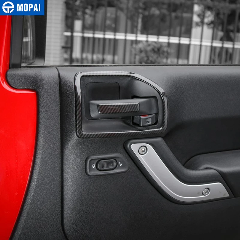 MOPAI ABS 2 двери крышка для ручки и чаши декоративные наклейки Jeep Wrangler JK 2011 Up Стайлинг