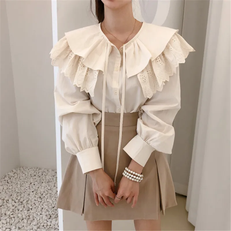 

RUGOD 2021 spring doll collar shirt