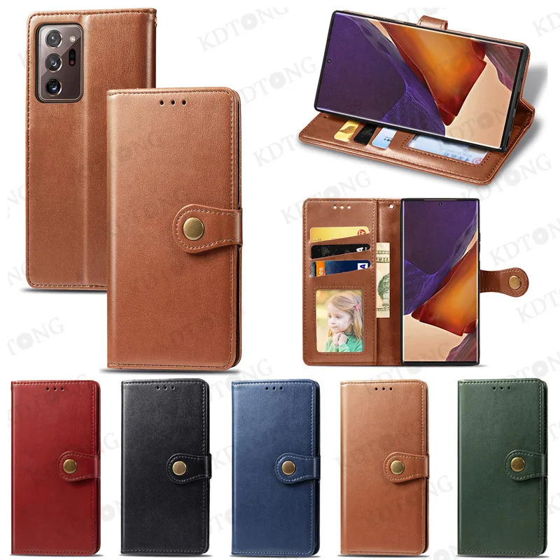 

Solid Color Round Buckle Case For Samsung Galaxy Note 20 10 9 8 Lite Plus Ultra G530 Grand Prime F41 F62 Simple Phone Cases