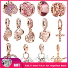 Бусина-Шарм Розовый из серебра 925 пробы для браслета Pandora