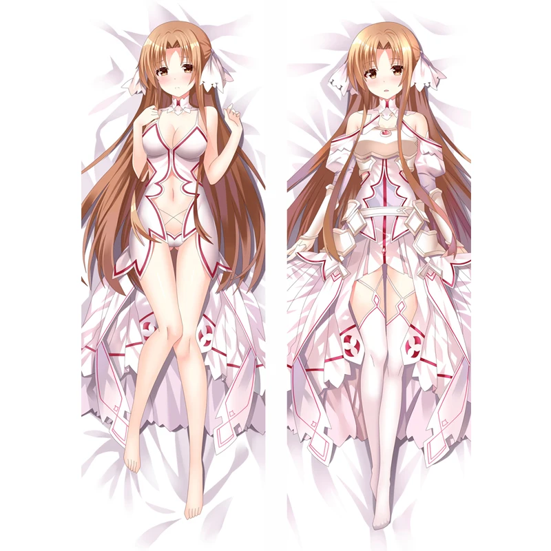 MMF Sword Art Online Alternative Gun Gale персонажи Kirigaya Kazuto Kirito наволочка для подушки Asuna Dakimakura