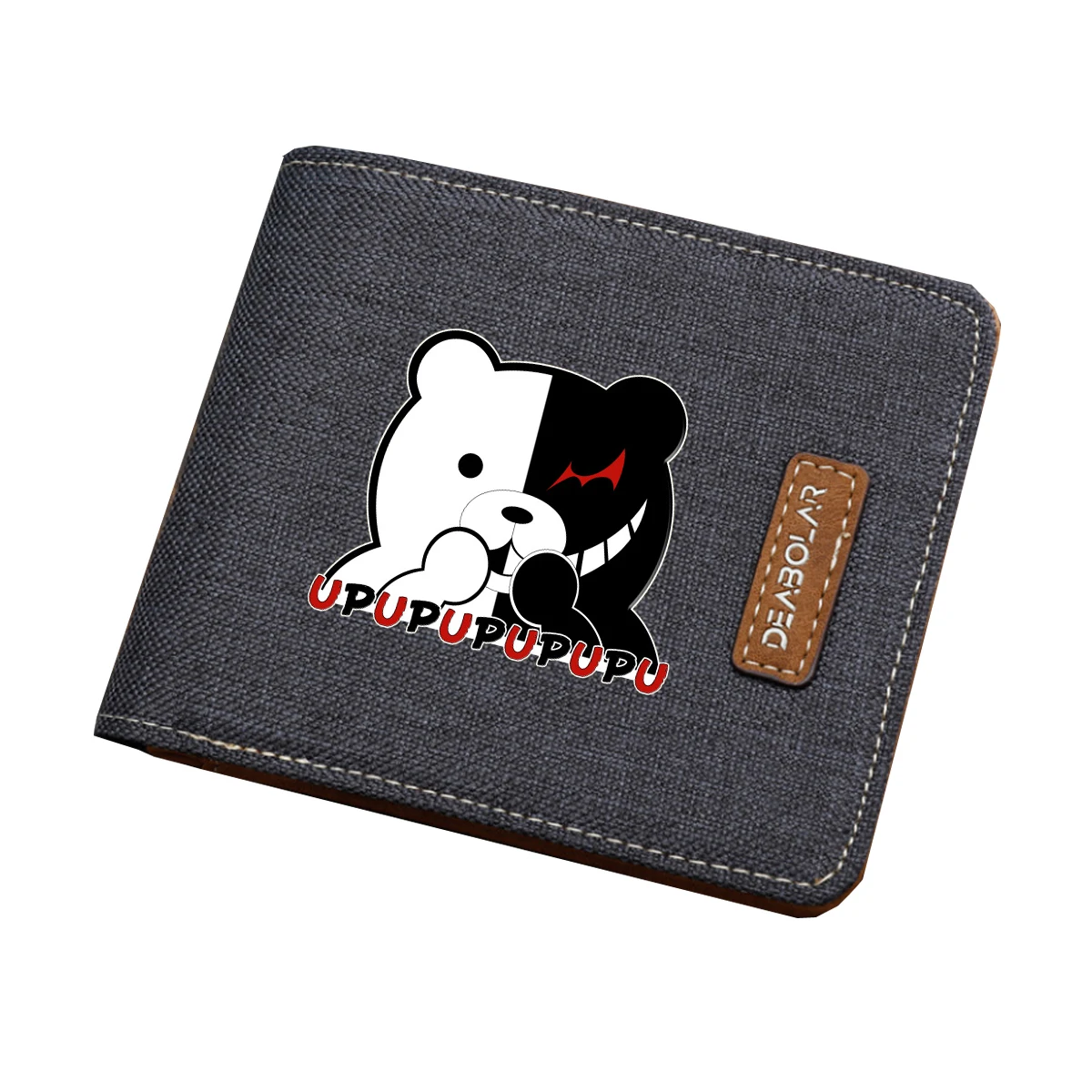 

Кошелек для косплея из аниме «данганронпа», мужской кошелек для студентов, мужской короткий кошелек с принтом, кошелек для подростков