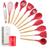 silicone kitchen utensil sets pcs kitchen tools set spatula spoon kitchen accessories cooking baking tools kitchenware