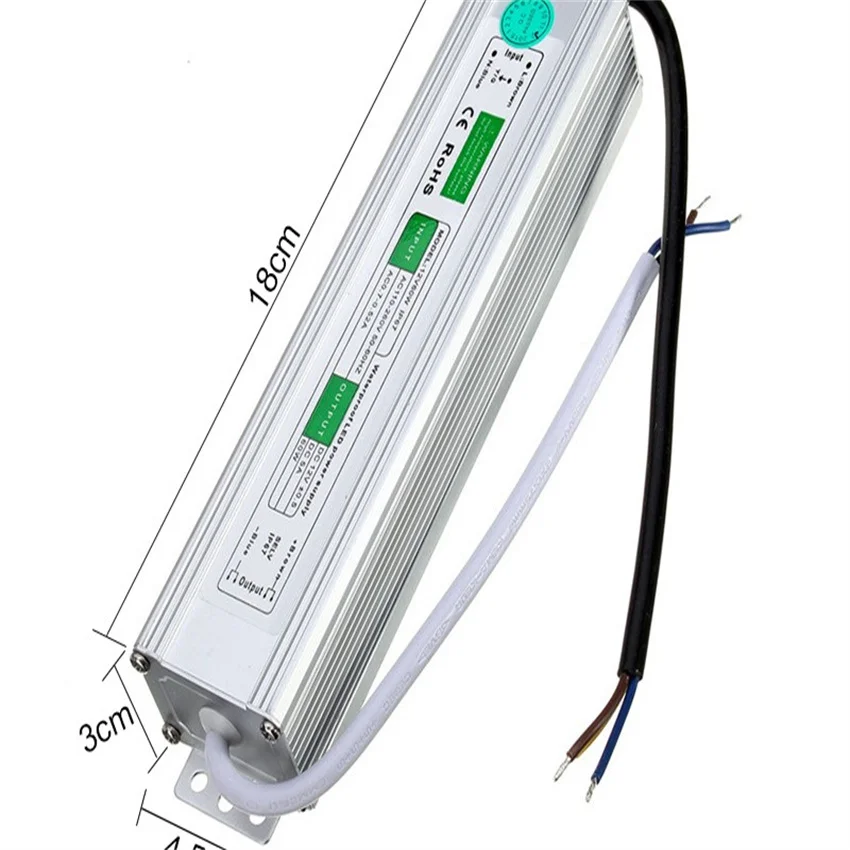 Водонепроницаемый светодиодный драйвер лидер продаж 12 В 24 30 Вт IP67 уличное