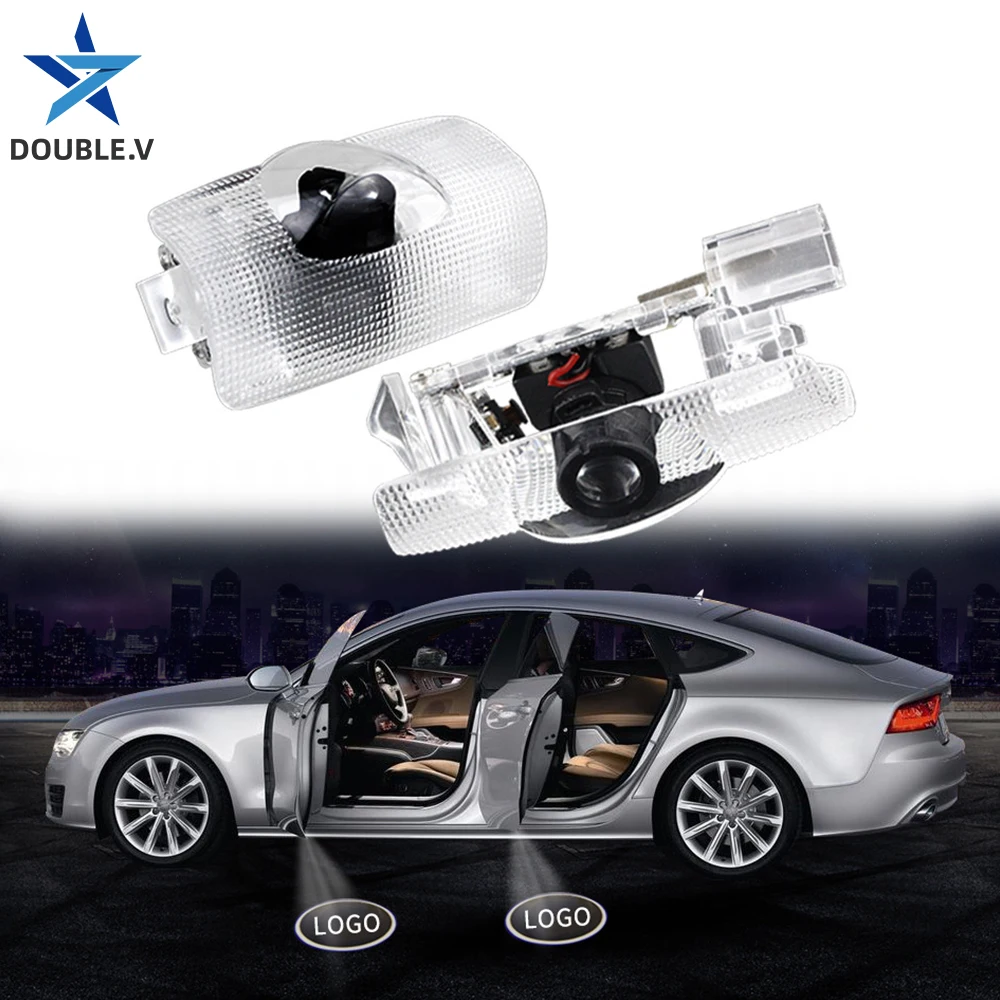 2 шт. подсветка двери авто Автомобильный Дверной светильник для T0Y0TA логотип Camry eiz
