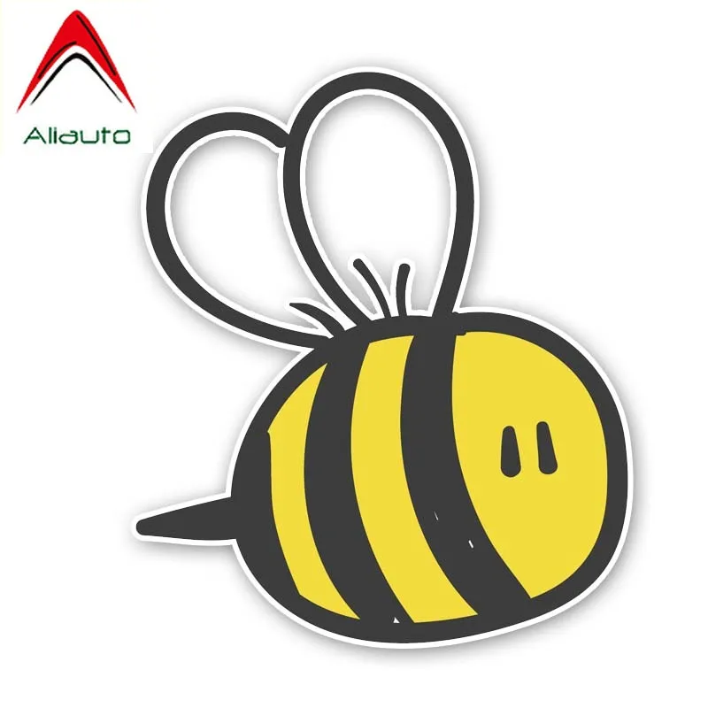 Aliauto Милая Автомобильная наклейка милая маленькая Пчелка аксессуары ПВХ для Skoda