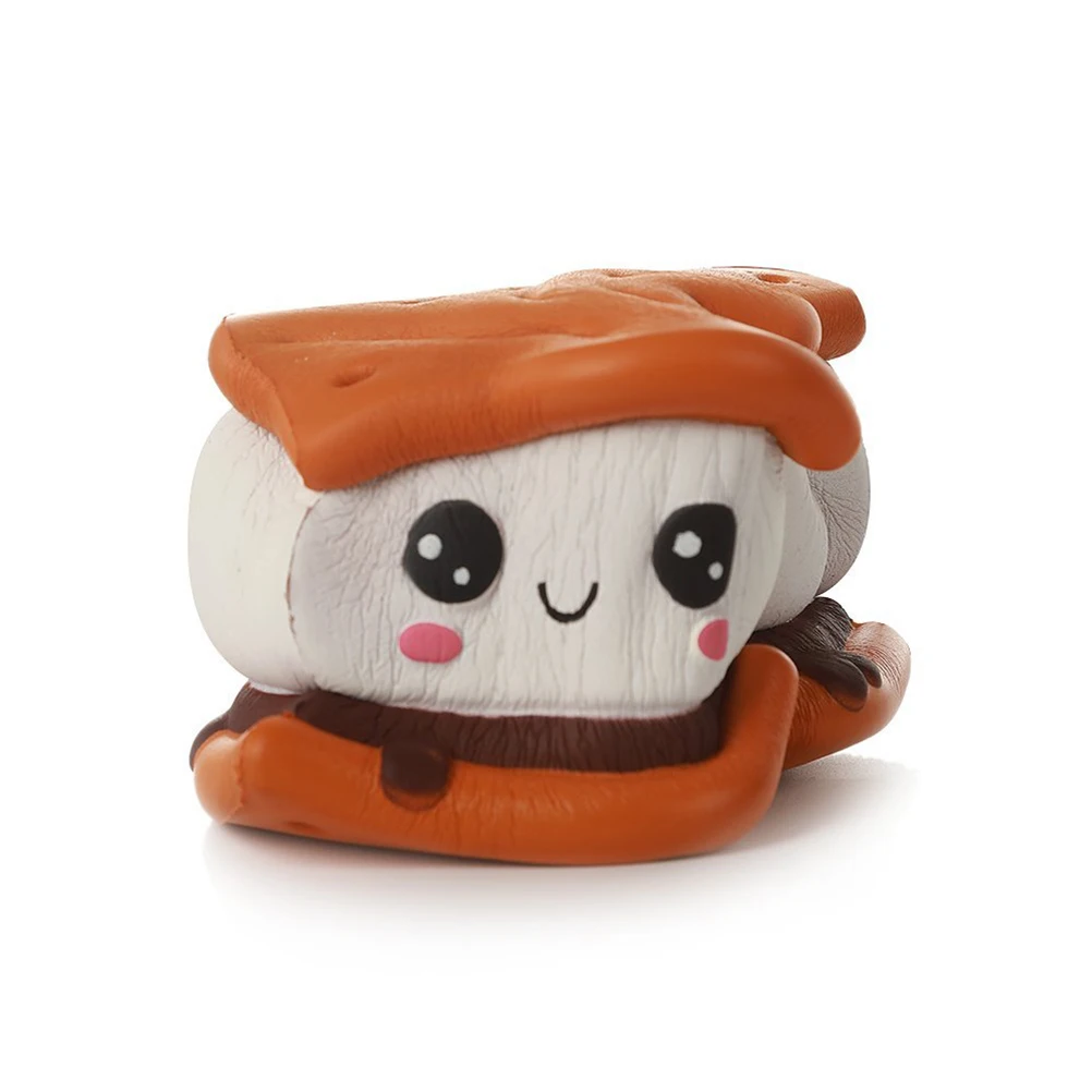 Новая мода мультфильм шоколад сэндвич печенье Squishies PU Мягкий медленно поднимающийся крем Ароматические оригинальная посылка подарок для детей#10