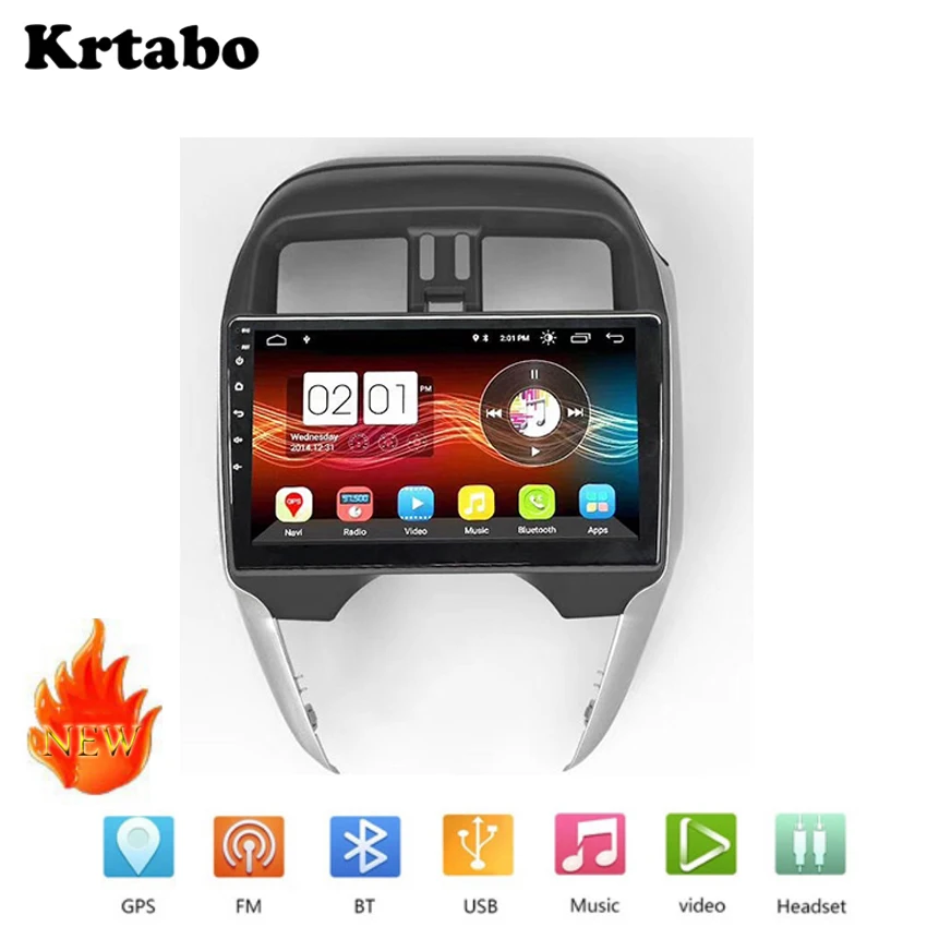 Автомобильное радио Android мультимедийный плеер для Nissan Sunny латио Versa 2014 ~ 2018