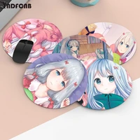 yndfcnb new design anime izumi sagiri customized laptop gaming round mouse pad gaming mousepad rug for pc laptop notebook