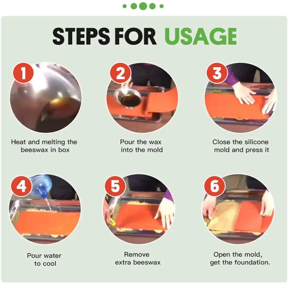 2 шт. резиновые пчелиный воск Пресс лист пресс-форма для тонального крема