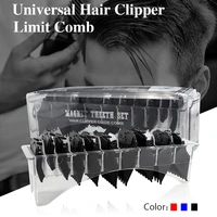 10pcs universal hair trimmer limit comb strong magnetic buckle wahl hair clipper guide limit comb with case styling accessories