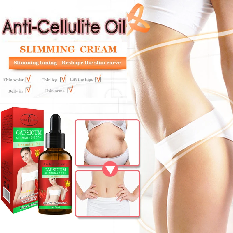 Новый крем для удаления целлюлита красный перец масло коррекции фигуры сжигание