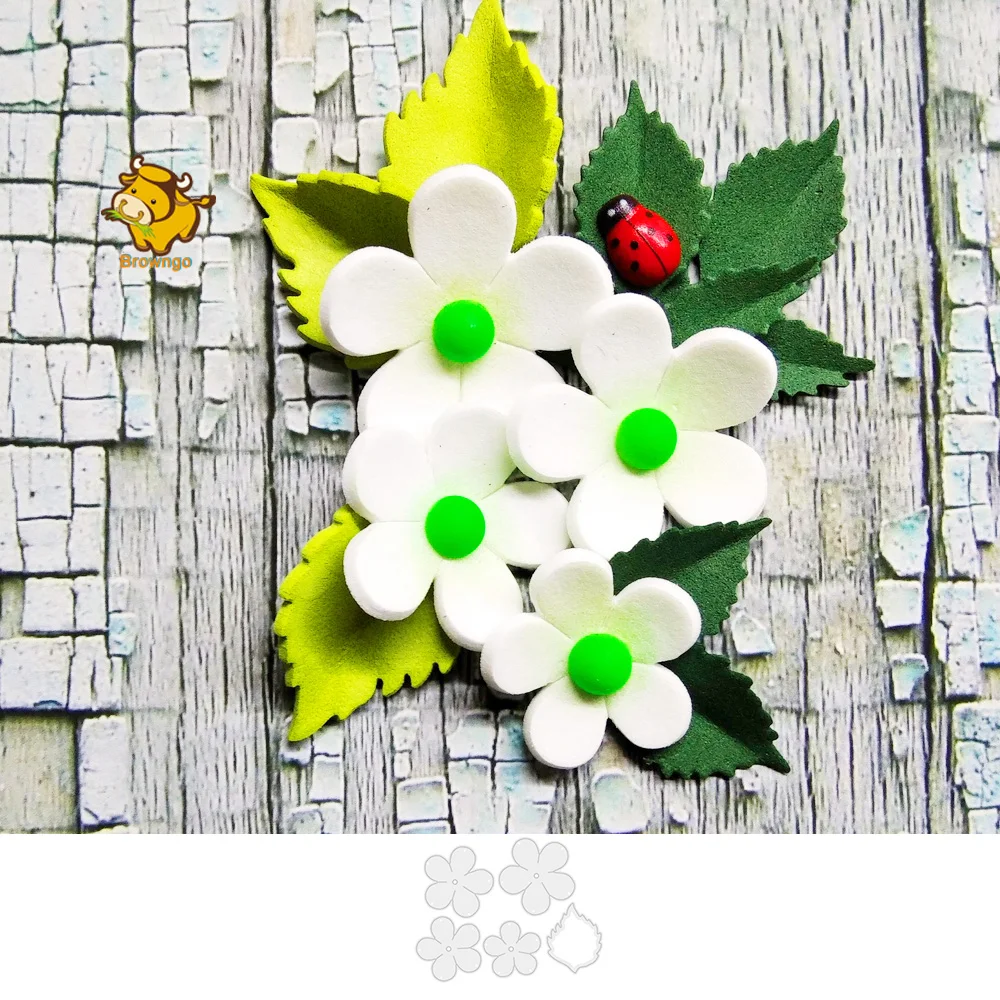 Нарциссы цветы трафарет металлический высекальный для Скрапбукинг декоративное