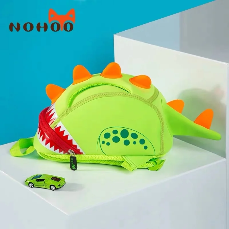 Рюкзак школьный NOHOO 3D Динозавр высокого качества водонепроницаемый детский мешок Неопреновый детский рюкзак по