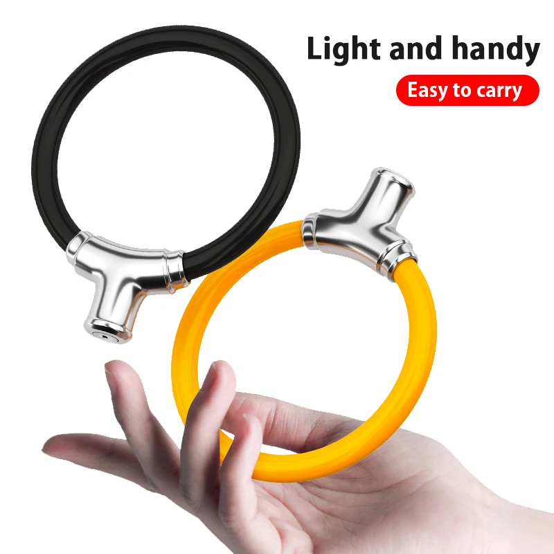 Велосипедный Замок TOSUOD Противоугонный кабель портативный мини замок для шлема и