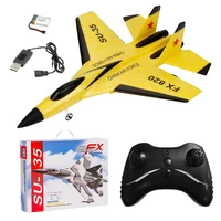 2 4g glider rc drone su35 fixed wing airplane hand throwing rechargeable airplane electric remote control rc plane toys