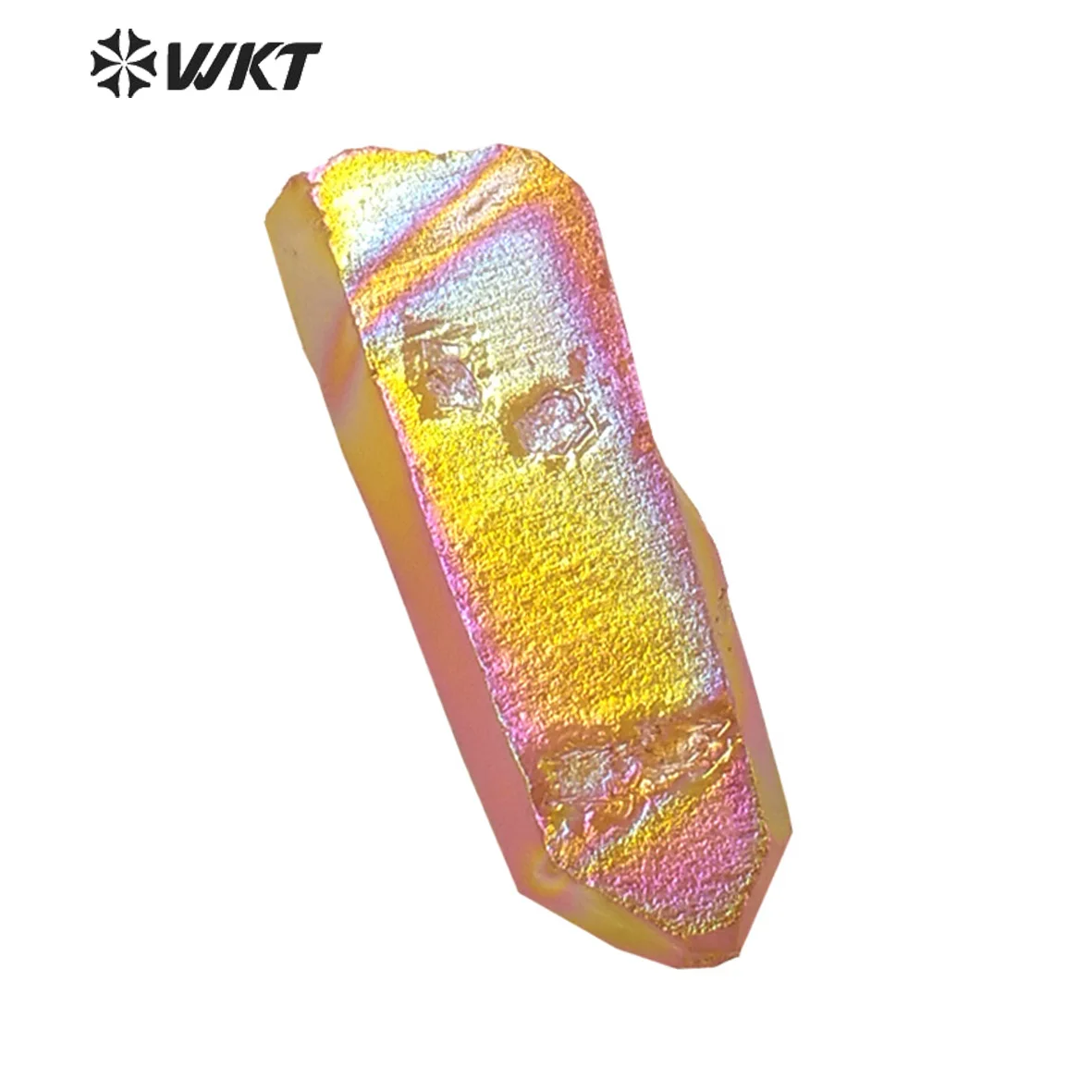 WT-G128 WKT натуральный камень великолепный оранжевый кристалл кварца модный для