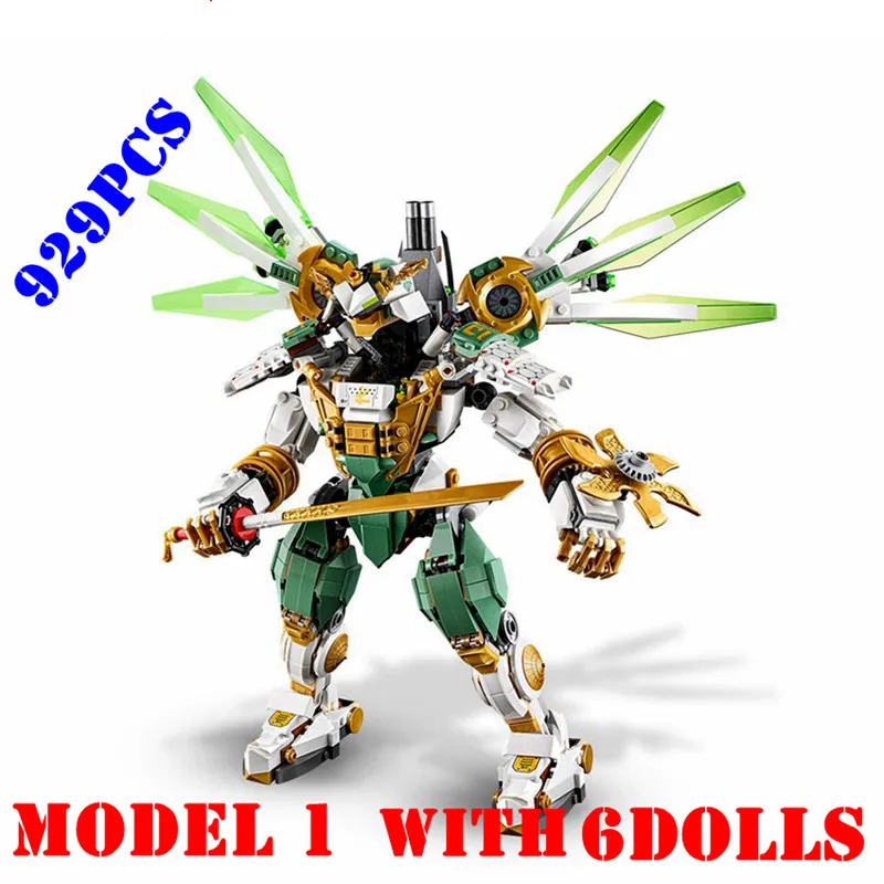 

929 шт., Детский конструктор Lloyd Titan Mech