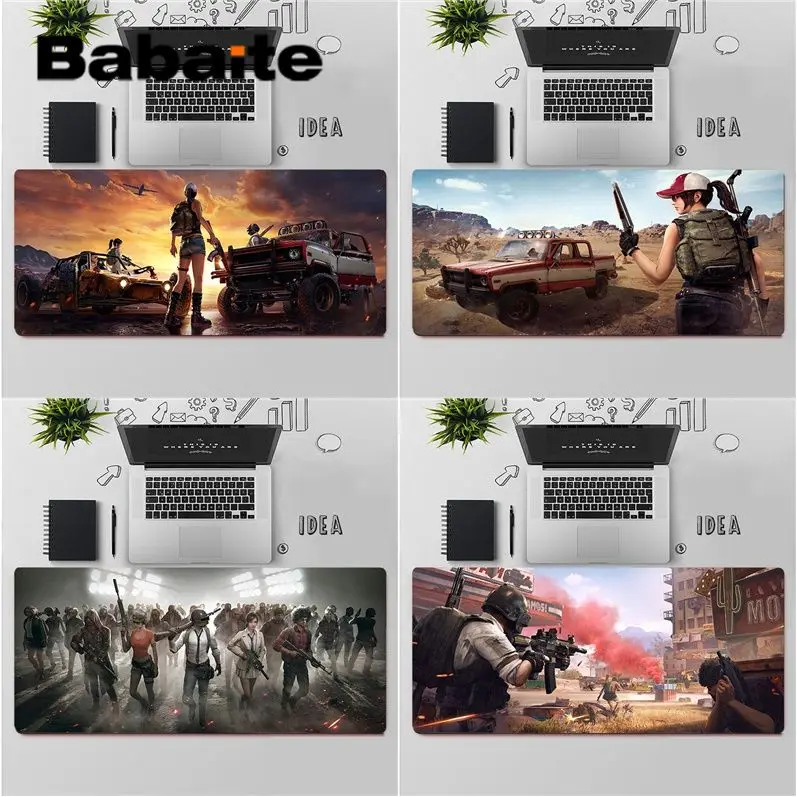 Высококачественный Прочный резиновый коврик для мыши Babaite PUBG Playerunknown's Battlegrounds