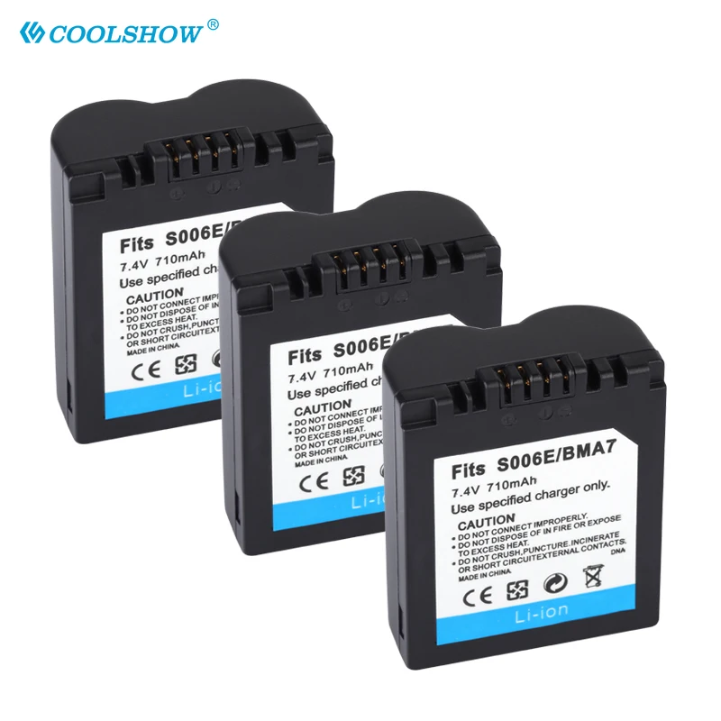 CGA S006 CGA-S006E ДМВ BMA7 DMW-BMA7 Камера Батарея 710 мАч USB кабель для Panasonic Lumix DMC FZ7 FZ8 FZ18 FZ28 FZ30
