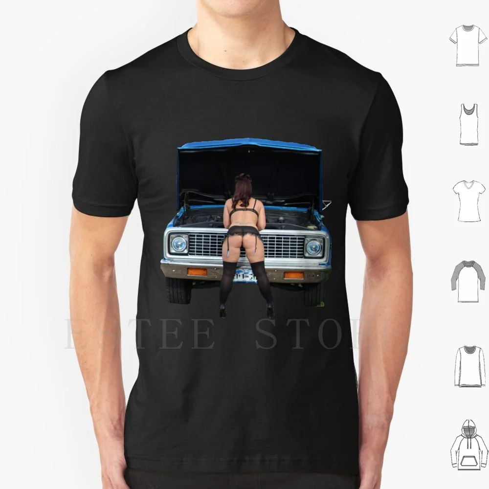 Фото Классическая футболка Bbw Truck из хлопка для мужчин DIY Print Party Girls Action Netflix Shows Amine Karate Cam Newton Sixnine Swag New Ih №1