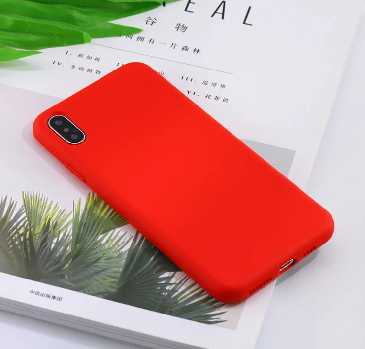 Официальный мягкий чехол для iPhone 11 7 8 6 6s Plus Оригинальный жидкий силиконовый
