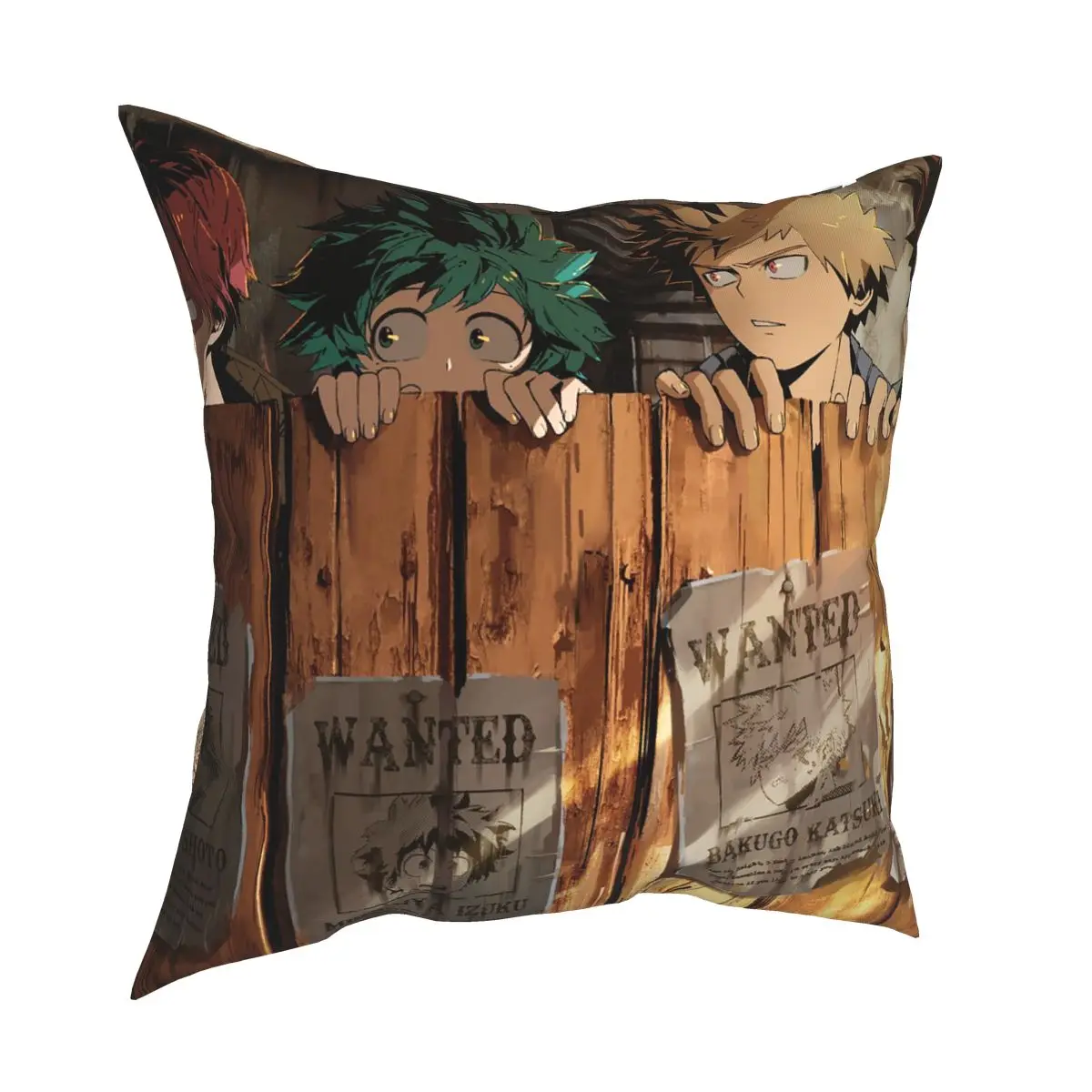 

Чехол для подушки с персонажами My Hero Academia, двусторонний принт для дивана, Декор для дома