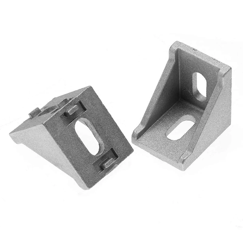 

New 20Pcs 4040 Aluminum Corner Brackets Corner Fitting Angle 40 X 35 Connector Fastener For 4040 Industrial Aluminum Profile