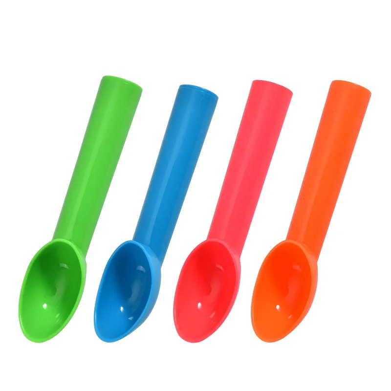

Colorful Ice Cream Spoon Scoop Food -Grade Plastic Dig Ice Cream Ball Fruit Digging Spherical Shape Dessert Tools