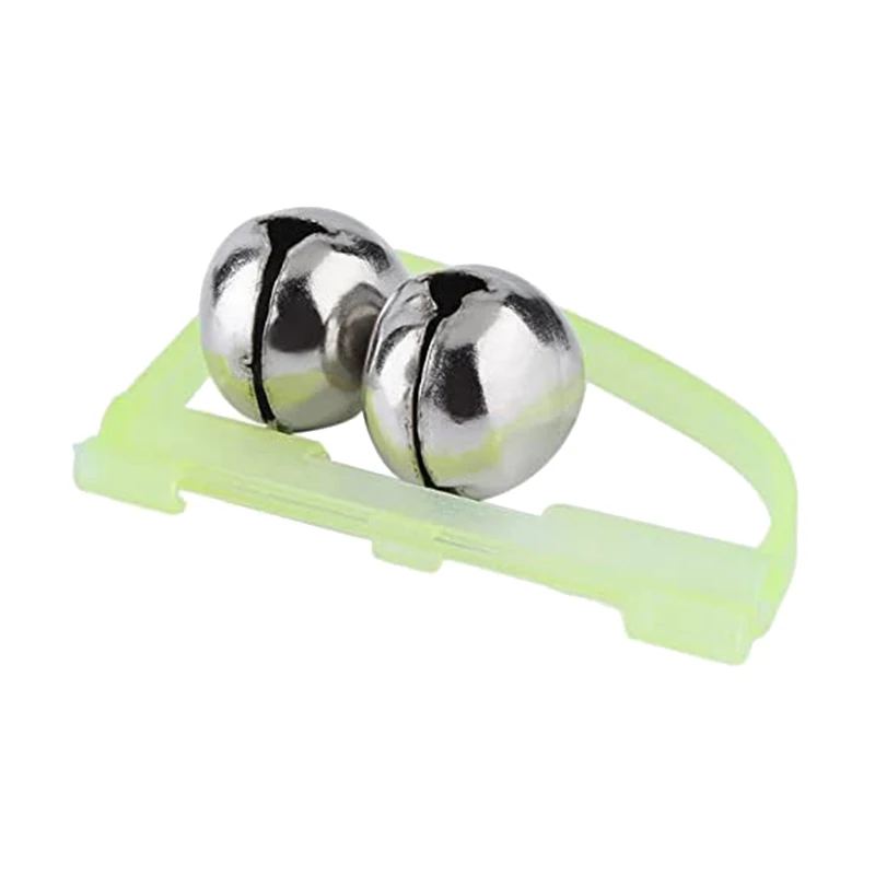 

15 Pack Arched Luminous Fish Finder Glow Tackle Night Alarm with Twin Bells Ring Fishing Bite Alarm Indicator Clip