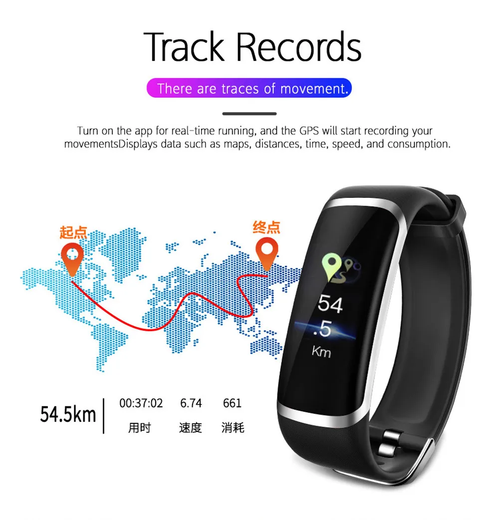 

M4 Men Smart Watches Heart Rate Monitor Women Watches Call Reminder Pedometer for iPhone xiaomi Sports support dropshipping