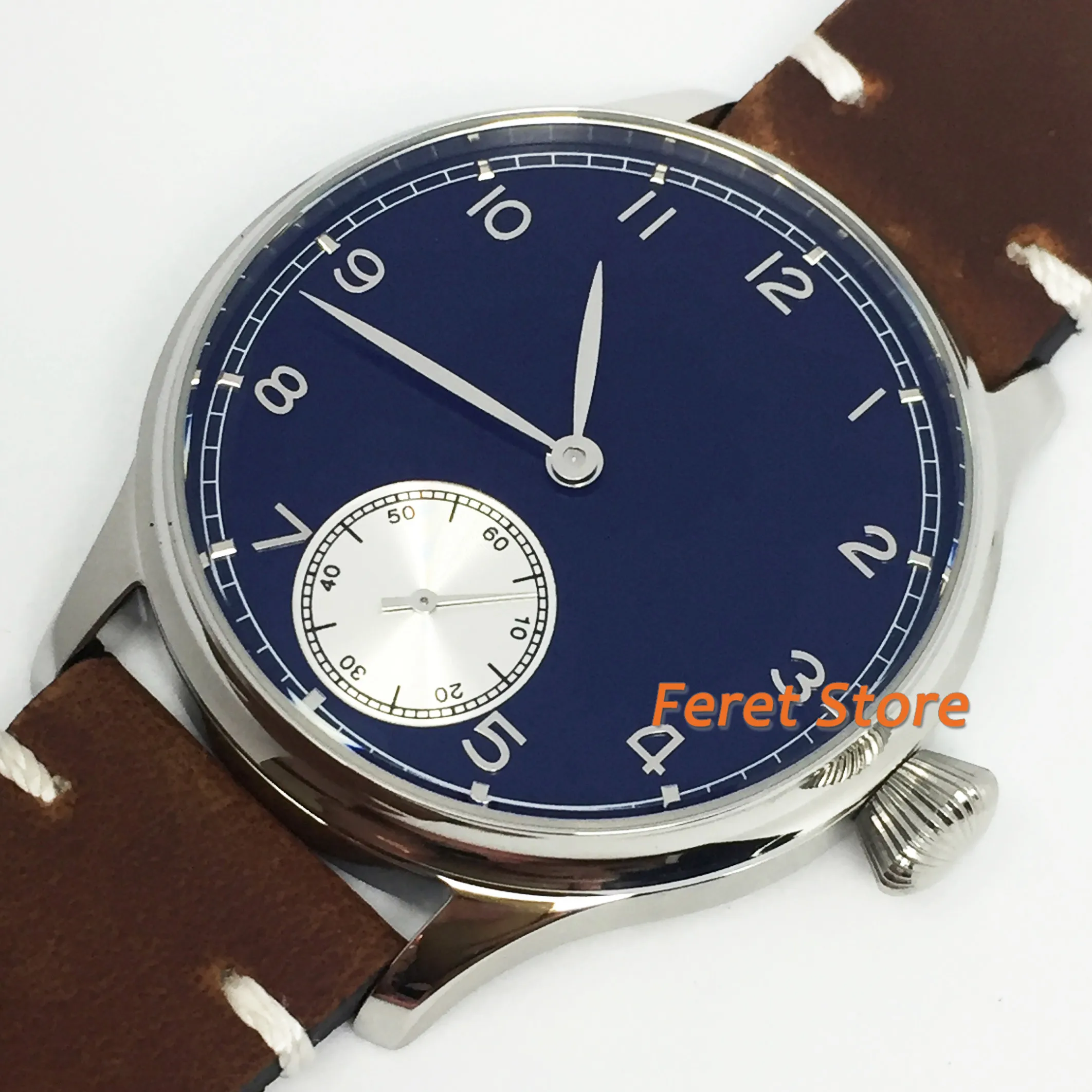 Corgeut 2020 Новый 44 мм топ мужские часы серебристого цвета из полированной