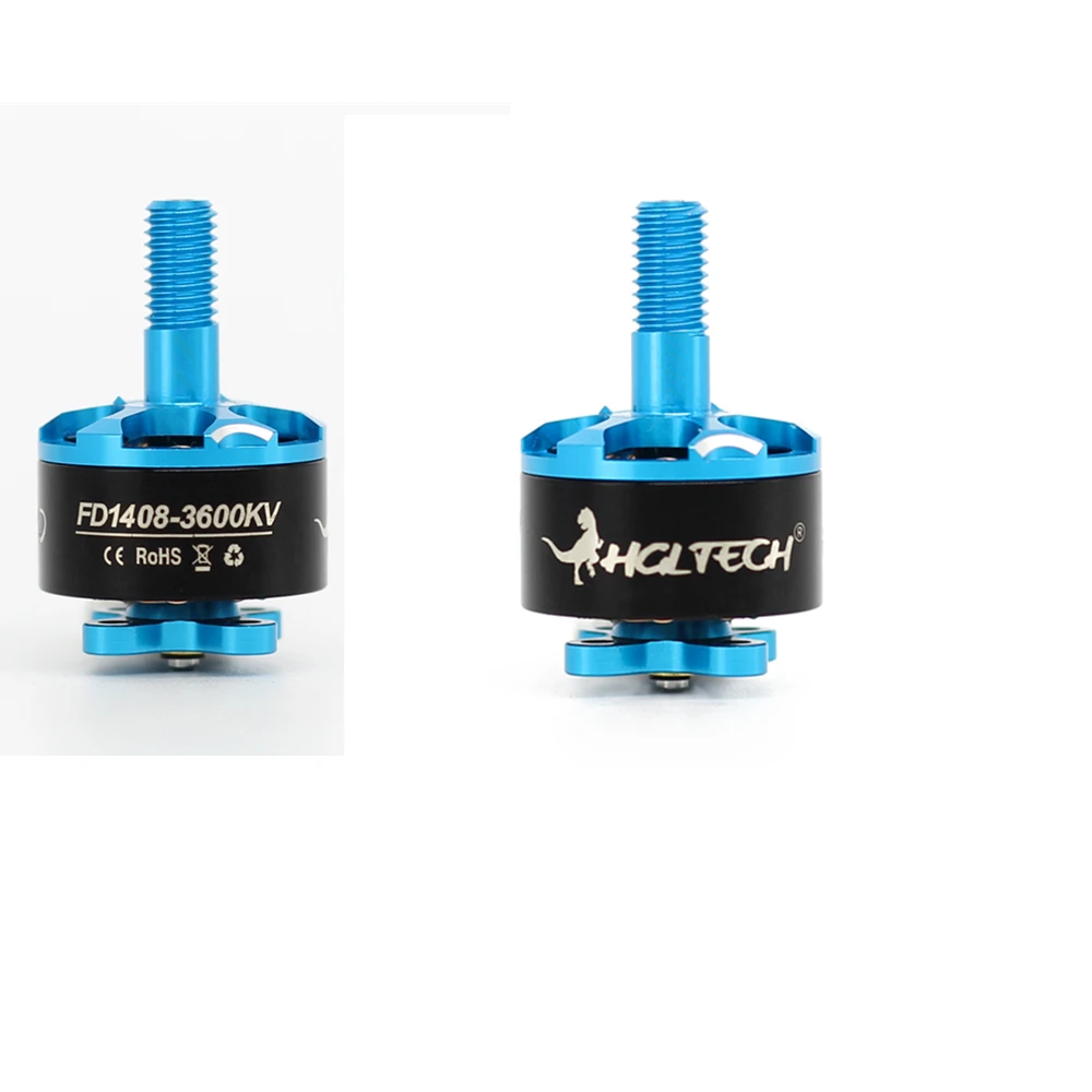 Новое поступление 4 шт. HGLRC передний бесщеточный двигатель 1408 кв 5-6S кВ 3-4S для