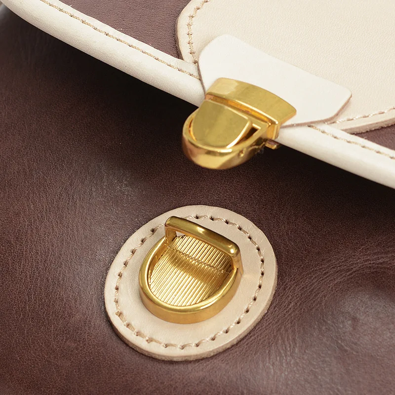 

New Korean retro semicircular leather women's bag women's one shoulder saddle bag fashion classic portable messenger bag