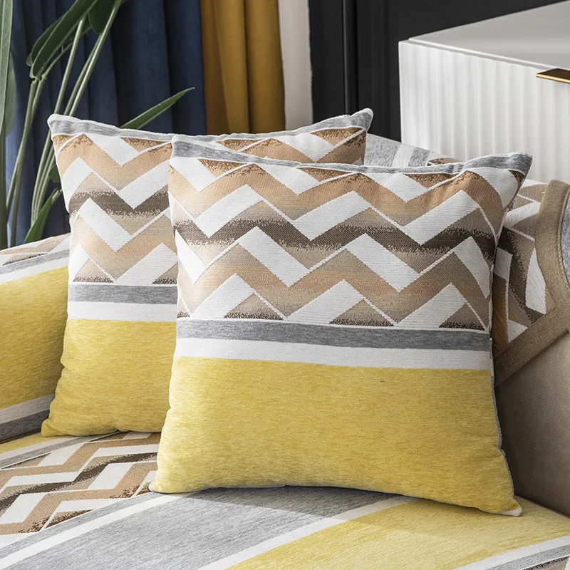 

Nordic Simple Printed Sofa Cover Four Seasons Universal Anti-slip Couch Cover Geometric Pattern Home Living Room Case For Sofa
