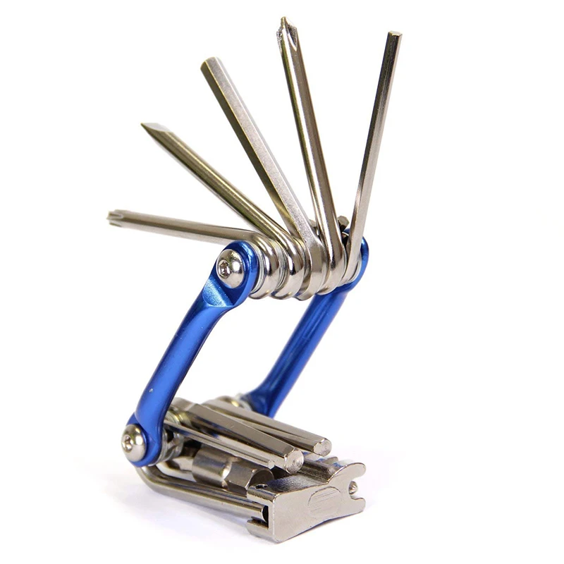 11 в 1 складной велосипед для ремонта шин Наборы инструмент Мультитул