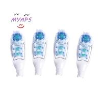 4pcs toothbrush heads for oral b cross action power dual clean brush replacement