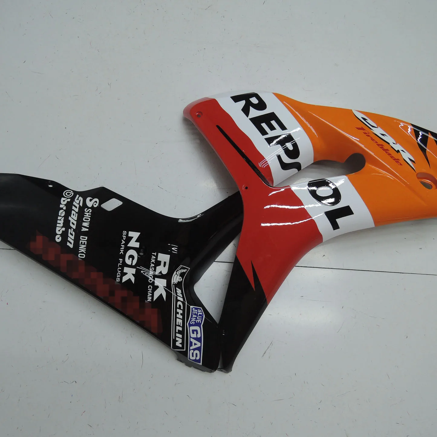 Полный комплект обтекателей для мотоцикла REPSOL наклейки эмблемы Honda HRC CBR600F CBR600RR