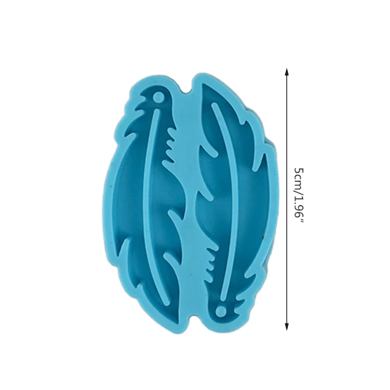 

Handcraft Epoxy Resin Mold Feather Earrings Silicone Mould DIY Crafts Jewelry Pendant Casting Tools