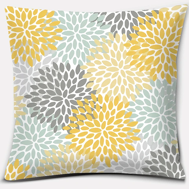 

Geometric series printed square home decoration pillowcase (45cm * 45cm)