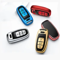 color soft tpu car key cover case for audi a1 a3 a4 a5 a6 a7 a8 quattro q3 q5 q7 2009 2010 2011 2012 2013 2014 2015 accessories