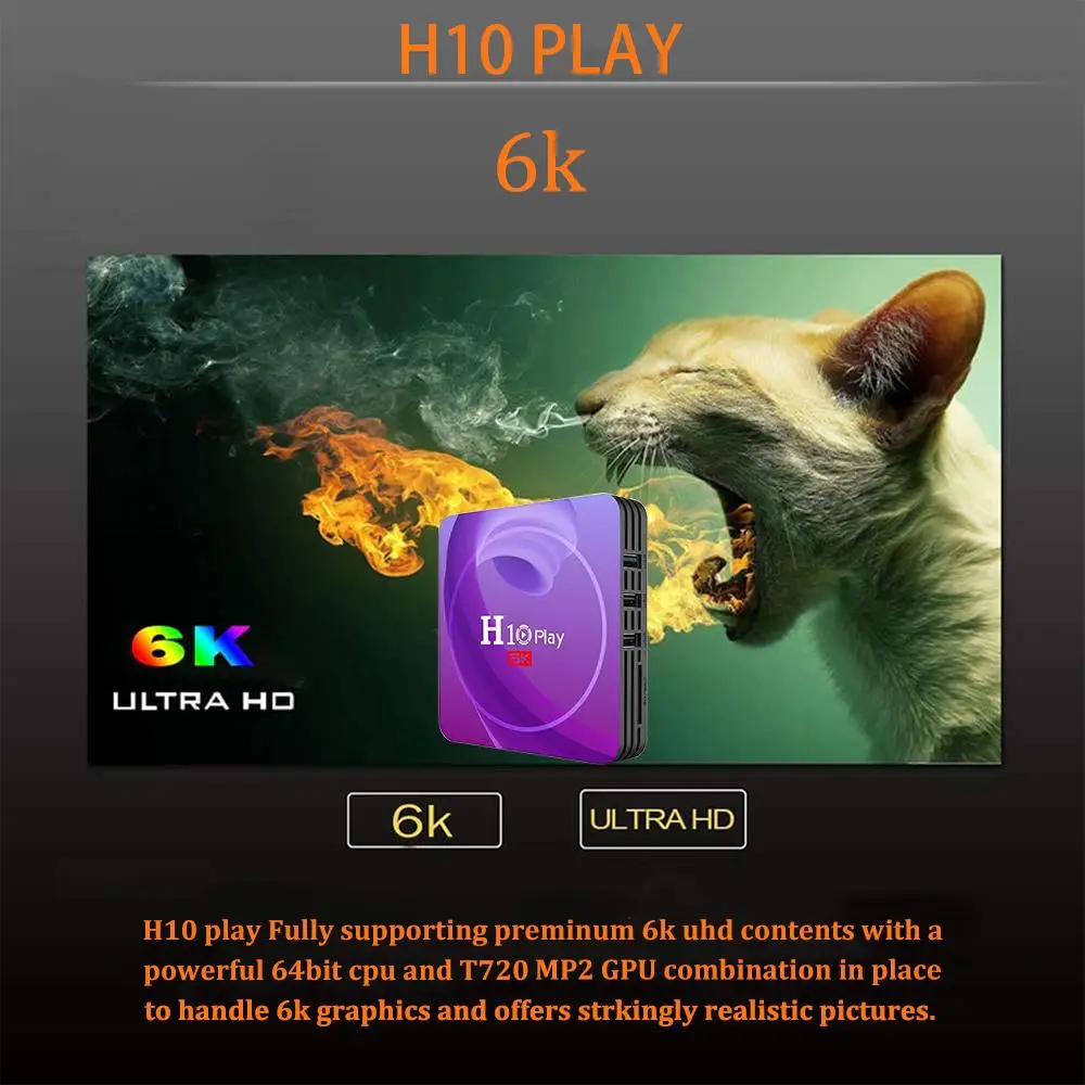 

Allwinner H10 TV Box Hd Smart Network Player for Android 9.0