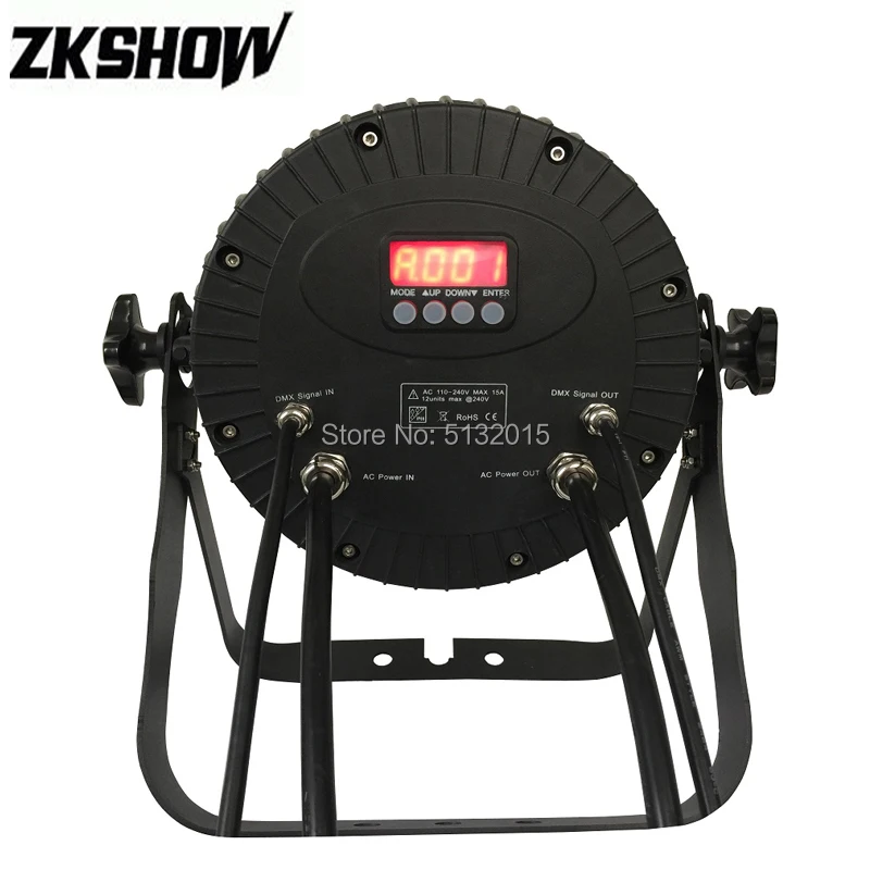 Плоский светильник Par Wash RGBWA + UV светодиодный уличная лампа для сада парка