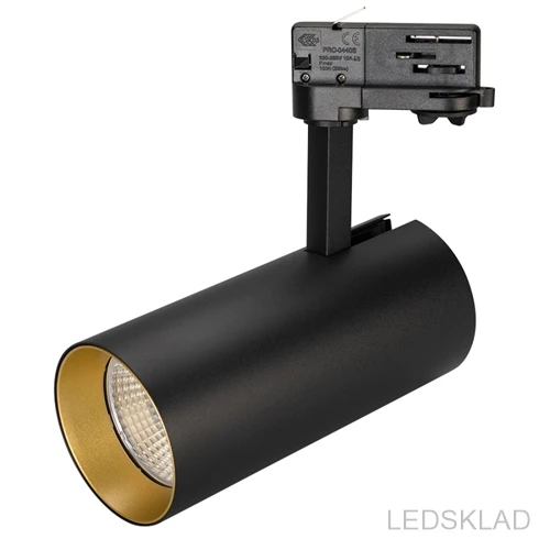 027460 Светильник SP POLO TRACK LEG R85 15W White5000 (BK GD 40 deg) (ARL IP20 Металл 3 года) 1шт. Arlight|Новизна