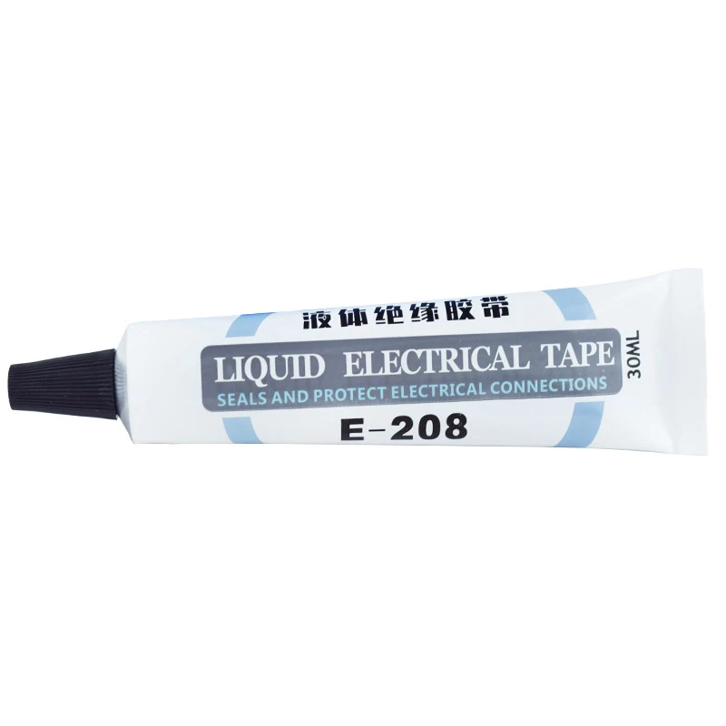 

Liquid Electrical Tape Black/Gray 1 Oz Tube Insulation Waterproof Fast Dry FEA889