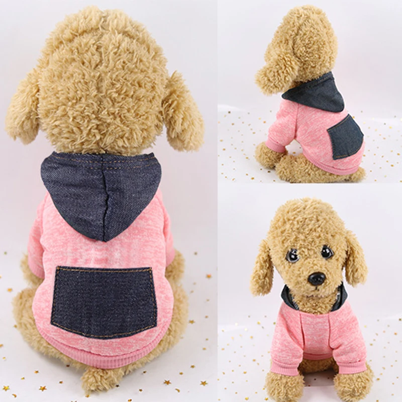 

Fashion Dog Hoodie Clothes for Small Medium Dogs Cat Sweater Pet Clothing for Chihuahua Bulldogs Puppy Costume Coat Winter Warm