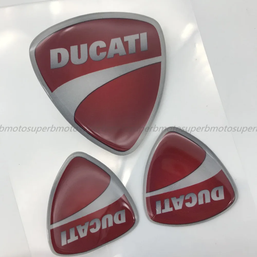 Для Ducati Мотоцикл 3D шлем наклейка с логотипом на автомобиль топливный бак