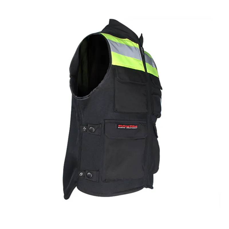 Светоотражающий жилет для езды на мотоцикле защитная куртка с защитой сзади JK-34 |