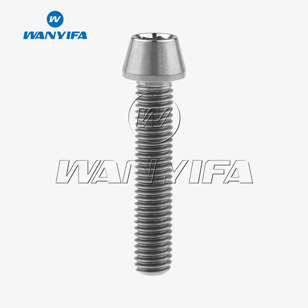 Титановый &quotWanyifa&quot Болт M8x40mm шестигранный ключ полная резьба Винт для